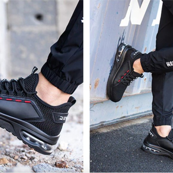 Indestructible Shoe Steel Toe Anti Skid Stab Proof Breathable Safety Sneaker - Picture 6 of 16